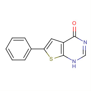 6-Phenyl-3h-thieno[2,3-d]pyrimidin-4-one Structure,35970-78-6Structure