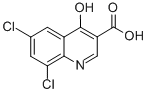 6,8-Dichloro-4-hydroxyquinoline-3-carboxylic acid Structure,35973-27-4Structure