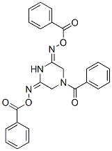 4-Benzoyl-2,6-piperazinedione bis(o-benzoyl oxime) Structure,35975-31-6Structure