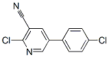 2-Chloro-5-(4-chlorophenyl)nicotinonitrile Structure,35982-99-1Structure