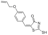 (5E)-5-[4-(Allyloxy)benzylidene]-2-mercapto-1,3-thiazol-4(5H)-one Structure,361184-37-4Structure