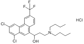 Halofantrine hydrochloride Structure,36167-63-2Structure