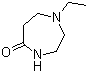 1-乙基-[1,4]二氮雜環(huán)庚烷-5-酮結(jié)構(gòu)式_3619-70-3結(jié)構(gòu)式