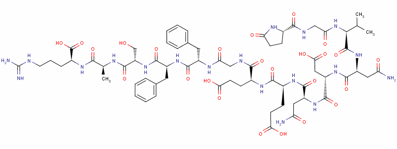 血纖維蛋白肽B結(jié)構(gòu)式_36204-23-6結(jié)構(gòu)式