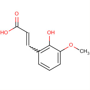 2-Hydroxy-3-methoxycinnamic acid Structure,3626-94-6Structure