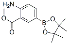 2-Amino-5-(4,4,5,5-tetramethyl-1,3,2-dioxaborolan-2-yl)benzoic acid  methyl ester Structure,363185-87-9Structure