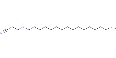 3-(Hexadecylamino)propanenitrile Structure,36341-65-8Structure