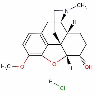 (5Alpha,6alpha)-4,5-epoxy-3-methoxy-17-methylmorphinan-6-ol hydrochloride Structure,36418-29-8Structure