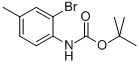 Tert-butyl 2-bromo-4-methylphenylcarbamate Structure,364607-53-4Structure