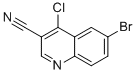 6-Bromo-4-chloro-quinoline-3-carbonitrile Structure,364793-54-4Structure