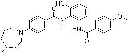 N-[2-hydroxy-6-(4-methoxybenzamido)phenyl]-4-(4-methyl-1,4-diazepan-1-yl)benzamide Structure,365462-23-3Structure