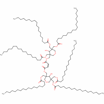 二[[4-羥基-3,5,5-三(十八碳?；趸谆?四氫吡喃-3-基]甲基](Z)-丁-2-烯二酸酯結(jié)構(gòu)式_36563-79-8結(jié)構(gòu)式