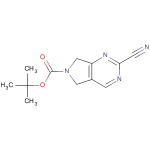 Tert-butyl 2-cyano-5,7-dihydro-6h-pyrrolo[3,4-d]-pyrimidine-6-carboxylate Structure,365996-88-9Structure