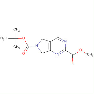 6-Tert-butyl 2-methyl 5,7-dihydro-6h-pyrrolo[3,4-d]pyrimidine-2,6-dicarboxylate Structure,365996-89-0Structure