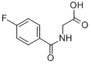 (4-Fluoro-benzoylamino)-acetic acid Structure,366-79-0Structure