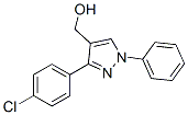 (3-(4-Chlorophenyl)-1-phenyl-1H-pyrazol-4-yl)methanol Structure,36640-39-8Structure