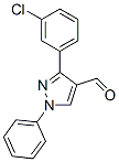 3-(3-Chloro-phenyl)-1-phenyl-1H-pyrazole-4-carbaldehyde Structure,36640-43-4Structure