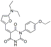 5-[[5-(二乙基氨基)-2-呋喃]亞甲基]-1-(4-乙氧基苯基)-2,4,6(1H,3h,5h)-嘧啶三酮結(jié)構(gòu)式_366817-73-4結(jié)構(gòu)式