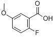 2-Fluoro-5-methoxybenzoic acid Structure,367-83-9Structure