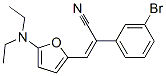 Benzeneacetonitrile,3-bromo--alpha--[[5-(diethylamino)-2-furanyl ]methylene]- Structure,367458-86-4Structure