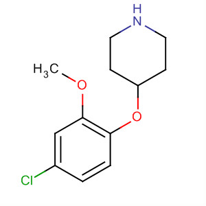 4-(4-Chloro-2-methoxyphenoxy)piperidine Structure,367501-03-9Structure