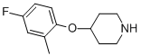 4-(4-Fluoro-2-methyl-phenoxy)-piperidine Structure,367501-10-8Structure