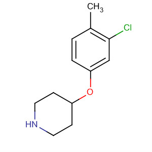 4-(3-Chloro-4-methylphenoxy)piperidine Structure,367501-26-6Structure