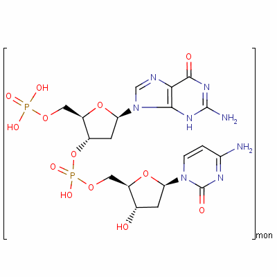 [(2R,3s,5r)-5-(2-amino-6-oxo-3h-purin-9-yl)-2-(phosphonooxymethyl)oxolan-3-yl] [(2r,3s,5r)-5-(4-amino-2-oxopyrimidin-1-yl)-3-hydroxyoxolan-2-yl]methyl hydrogen phosphate Structure,36786-90-0Structure