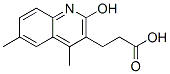 3-(2-Hydroxy-4,6-dimethyl-quinolin-3-yl)-propionic acid Structure,36796-92-6Structure