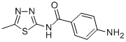 4-Amino-N-(5-methyl-1,3,4-thiadiazol-2-yl)-benzamide Structure,36855-78-4Structure