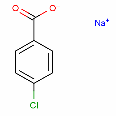 p-氯苯甲酸鈉結(jié)構(gòu)式_3686-66-6結(jié)構(gòu)式