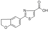 2-(2,3-Dihydro-1-benzofuran-5-yl)-1,3-thiazole-4-carboxylicacid Structure,368869-97-0Structure