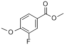 3-Fluoro-4-methoxybenzoic acid methyl ester Structure,369-30-2Structure