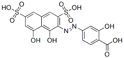 4-(1,8-Dihydroxy-3,6-disulfo-2-naphthylazo)-salicylic acid Structure,36913-07-2Structure