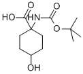 N-boc-amino-(4-hydroxycyclohexyl)carboxylic acid Structure,369403-08-7Structure