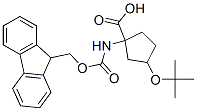 Cyclopentanecarboxylic acid,3-(1,1-dimethylethoxy)-1-[[(9h-fluoren-9-ylmethoxy)carbonyl ]amino]-(9ci) Structure,369403-19-0Structure