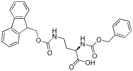 (R)-4-((((9h-fluoren-9-yl)methoxy)carbonyl)amino)-2-(((benzyloxy)methyl)amino)butanoic acid Structure,369611-58-5Structure