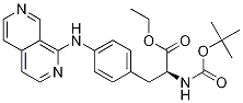 (S)-ethyl 3-(4-(2,7-naphthyridin-1-ylamino)phenyl)-2-(tert-butoxycarbonylamino)propanoate Structure,369648-62-4Structure