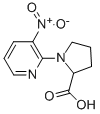 1-(3-Nitro-2-pyridinyl)-2-pyrrolidinecarboxylic acid Structure,36976-98-4Structure