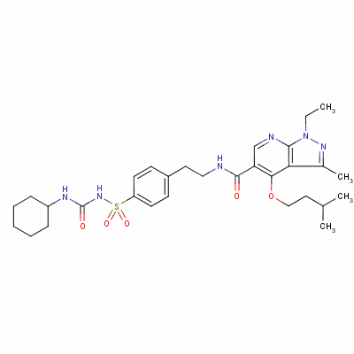 格列卡胺結(jié)構式_36980-34-4結(jié)構式