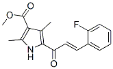 1H-pyrrole-3-carboxylicacid,5-[3-(2-fluorophenyl)-1-oxo-2-propenyl ]-2,4-dimethyl-,methylester(9ci) Structure,370072-43-8Structure