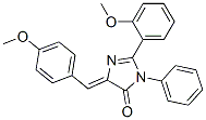 4H-imidazol-4-one,3,5-dihydro-2-(2-methoxyphenyl)-5-[(4-methoxyphenyl)methylene]-3-phenyl- Structure,370082-83-0Structure