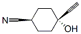 Cyclohexanecarbonitrile,4-ethynyl-4-hydroxy-,trans-(9ci) Structure,370147-92-5Structure