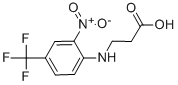 3-[2-Nitro-4-(trifluoromethyl)anilino]-propanoic acid Structure,37040-43-0Structure