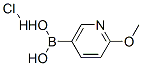 2-Methoxy-5-pyridineboronic acid hydrochloride Structure,370864-57-6Structure