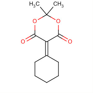 5-Cyclohexylidene-2,2-dimethyl-1,3-dioxane-4,6-dione Structure,3709-25-9Structure