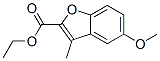 5-Methoxy-3-methyl-benzofuran-2-carboxylic acid ethyl ester Structure,3710-50-7Structure