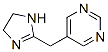 Pyrimidine, 5-[(4,5-dihydro-1h-imidazol-2-yl)methyl]- Structure,371123-01-2Structure