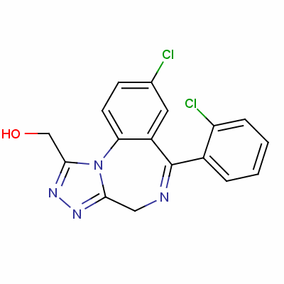 α-hydroxytriazolam Structure,37115-45-0Structure