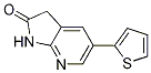 5-(Thiophen-2-yl)-1h-pyrrolo[2,3-b]pyridin-2(3h)-one Structure,371758-71-3Structure